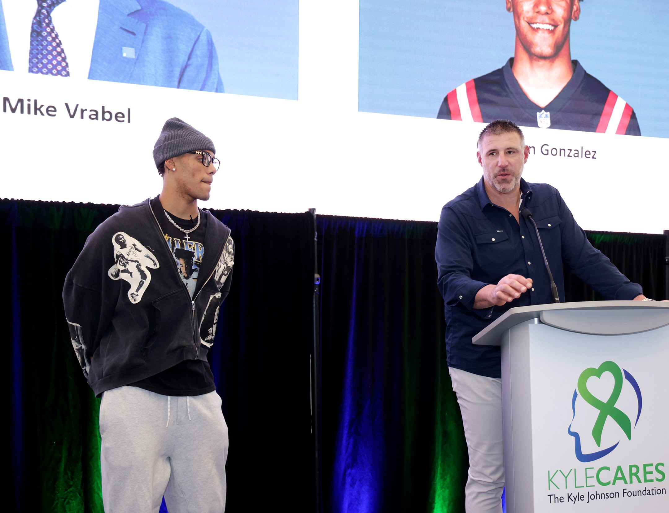 KyleCares Conference 2025 – Vrabel and Gonzo